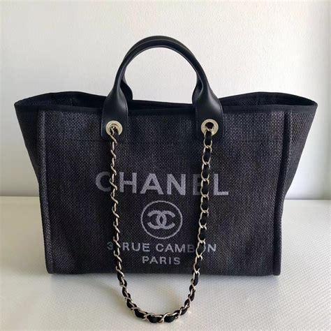 chanel deauville tote carousell|chanel deauville tote price.